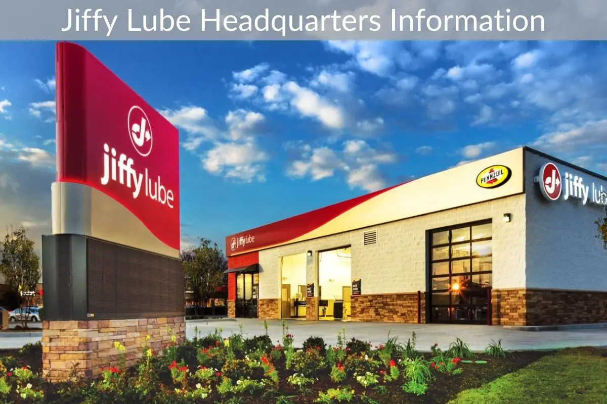 Jiffy Lube Headquarters Information